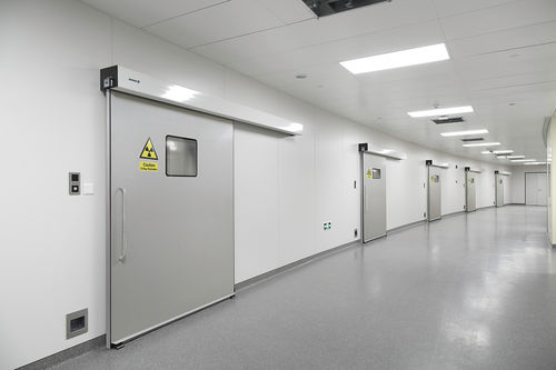 Porta ermetica - MANUSA Automatic Doors - di radioprotezione / con schermatura / tagliafuoco