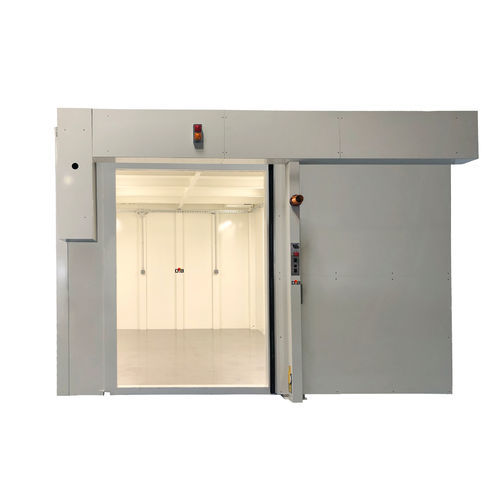 Cabina per l'industria farmaceutica - DIB Radioprotection - con rotelle / in acciaio inossidabile / su misura
