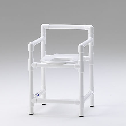 Sgabello da doccia con braccioli - DH 90 - RCN Medizin - con apertura igienica / con schienale