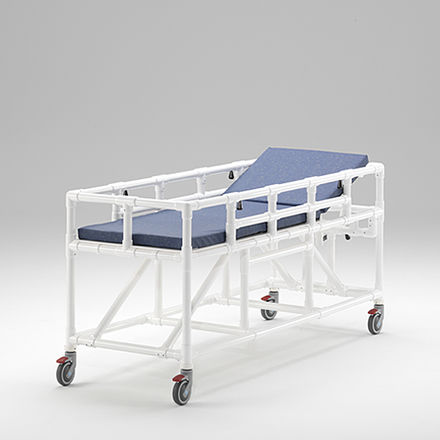 Barella con carrello di trasferimento - TL 600 MRT - RCN Medizin - per MRI / manuale / con schienale regolabile