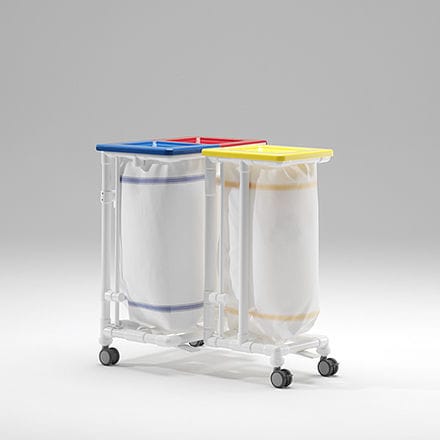 Carrello portabiancheria per sacchi sporchi - SLH 023 B FP - RCN Medizin - medico / di pulizia / portarifiuti