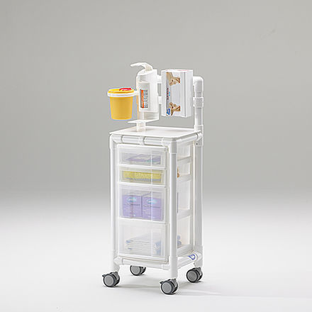 Carrello medico - KTW 100 HS ATS SPA - RCN Medizin - per uso generale / di trasporto / multifunzione
