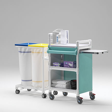 Carrello portabiancheria per sacchi sporchi - MC 332 S SPL - RCN Medizin - per sacchi puliti / medico / da trasporto