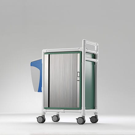 Carrello medico - MPC 360 ABW - RCN Medizin - per uso generale / di trasporto / per trattamenti