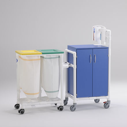 Carrello portabiancheria per sacchi puliti - MPC 52 Basic - RCN Medizin - per sacchi sporchi / medico / da trasporto