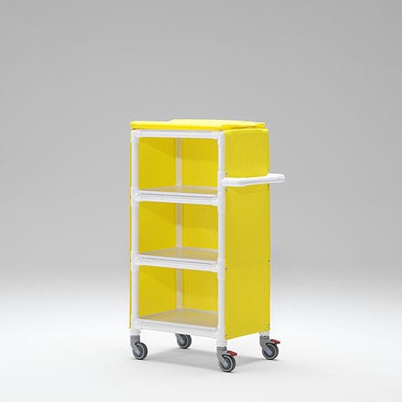 Carrello portabiancheria medico - MLC 203 - RCN Medizin - di stoccaggio / 3 ripiani
