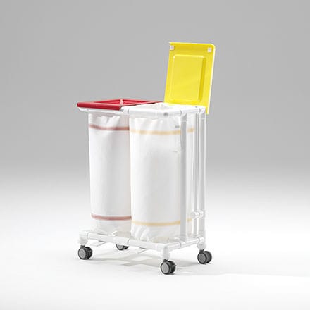 Carrello portabiancheria per sacchi sporchi - SLH 022 FP - RCN Medizin - medico / da trasporto / 2 sacchi