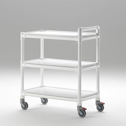 Carrello medico - MPC 353 - RCN Medizin - per uso generale / multifunzione / 3 ripiani