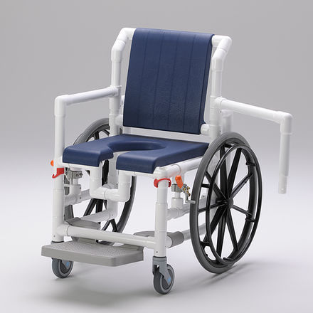 Sedia a rotelle attiva - DR 100 PPG - RCN Medizin - da doccia / con poggiagambe / con braccioli