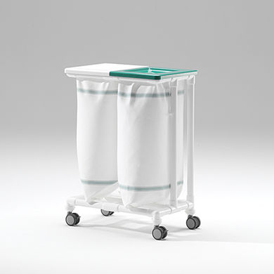 Carrello portabiancheria per sacchi sporchi - SLH 022 - RCN Medizin - medico / da trasporto / per biancheria