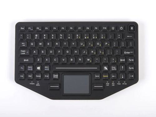 Tastiera medicale con touchpad - BT-870-TP-SLIM - IKEY - in silicone / in gomma siliconica / senza fili