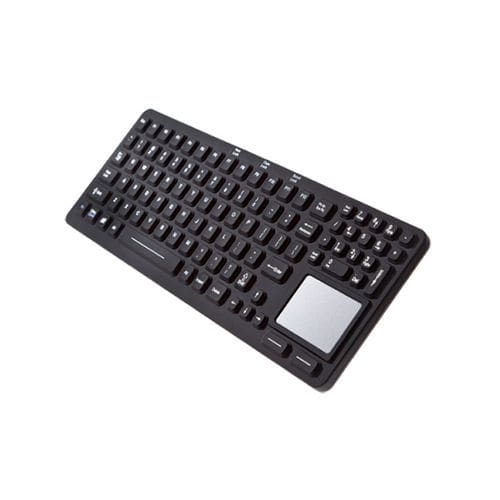 Tastiera medicale con touchpad - EKS-97-TP - IKEY - in gomma siliconica / lavabile / USB