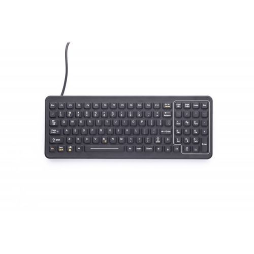 Tastiera medicale con touchpad - SLK-101 - IKEY - in gomma siliconica / disinfettabile / USB