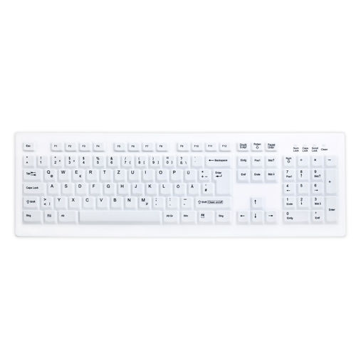 Tastiera medicale con tastierino numerico - AK-C8100 - Active Key GmbH - in silicone / disinfettabile / igienica