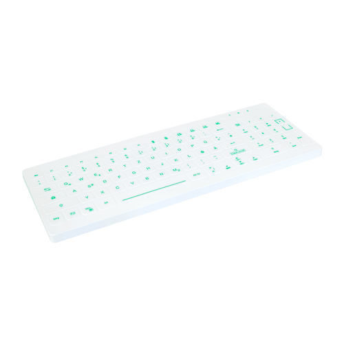 Tastiera con tastierino numerico - AK-CB7012F - Active Key GmbH - USB / igienica