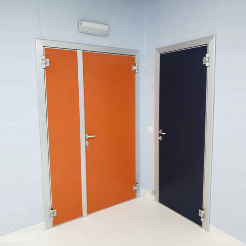 Porta per dipartimento di radiologia - ANTI-X - Cablas - di radioprotezione / per struttura sanitaria / battente