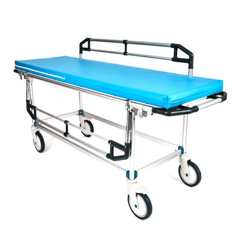 Barella con carrello da trasporto - Cablas - per MRI / manuale / a sezione unica