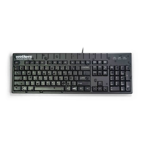 Tastiera medicale con tastierino numerico - KBWKABS104-BK - WETKEYS - lavabile / USB / impermeabile