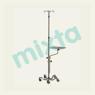 Asta portaflebo con rotelle - MSA 4064 - MIXTA - in acciaio inossidabile