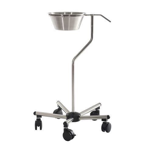 Porta-catino con due catini - MSK 7040 - MIXTA - con rotelle / in acciaio inossidabile