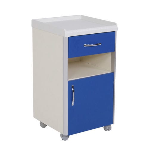 Comodino con cassetti - MHBK 6010 - MIXTA - con rotelle / a scomparti
