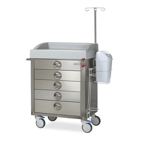 Carrello di sterilizzazione - MAPA 6445 - MIXTA - di emergenza / per terapia intensiva / per sala operatoria