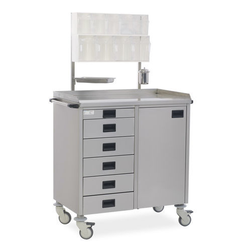 Carrello di sterilizzazione - MAPA 7520 - MIXTA - per farmaci / di distribuzione di farmaci / in acciaio inossidabile