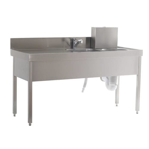 Lavandino da laboratorio - MSE 4410 - MIXTA - di sterilizzazione / per struttura sanitaria / in acciaio inossidabile