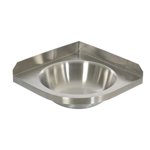 Lavandino per struttura sanitaria - MDML 4546 - MIXTA - 1 postazione / in acciaio inossidabile / a parete
