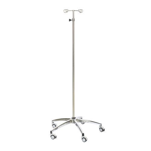 Asta portaflebo con rotelle - MSA 4060 - MIXTA - 4 ganci / in acciaio inossidabile / ad altezza regolabile