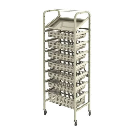 Scaffalatura 7 ripiani - MIDR 2070 - MIXTA - per farmacia / per cestelli / di sterilizzazione