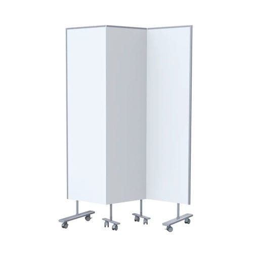 Paravento medicale mobile - MHAP 2030 - MIXTA - fisso / pieghevole / 3 pannelli