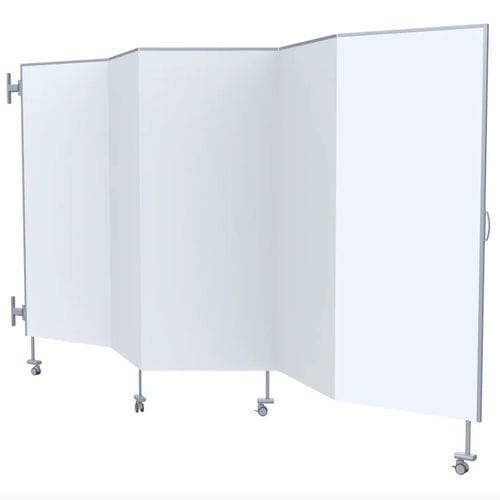 Paravento medicale mobile - MHAP 2010 - MIXTA - pieghevole / con supporto murale / con 8 pannelli