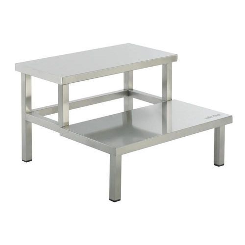 Predellino 2 gradini - MEB 4051 - MIXTA - per chirurgia / in acciaio inossidabile / antiscivolo