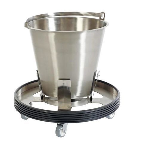 Pattumiera in plastica - MAKK 2180 - MIXTA - in acciaio inossidabile / su rotelle / a pedale