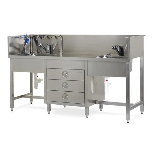 Lavandino di decontaminazione - MOYB 1051 - MIXTA - di sterilizzazione / per struttura sanitaria / 2 postazioni