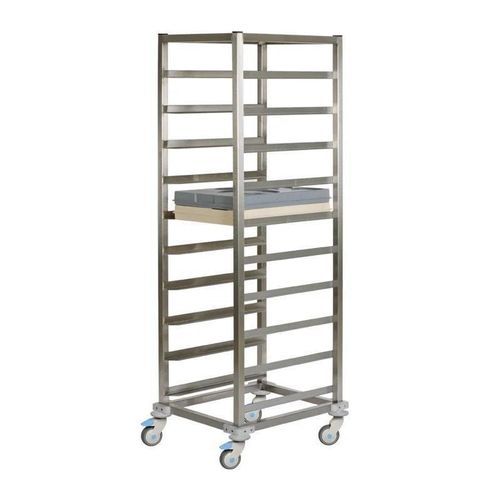Carrello di sterilizzazione - MTTA 6010 - MIXTA - portastoviglie / di trasporto / in acciaio inossidabile