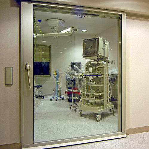 Porta per ospedale - TH7 GH  - Tané Hermetic - per struttura sanitaria / da laboratorio / scorrevole