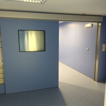 Porta di radioprotezione - TSC1 Pb - Tané Hermetic - per dipartimento di radiologia / scorrevole / in acciaio inossidabile