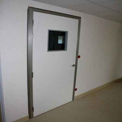Porta con schermatura - TSP  - Tané Hermetic - per MRI / battente / in acciaio inossidabile