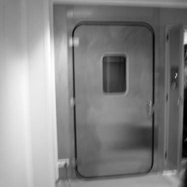 Porta per ospedale - FLUSH   - Tané Hermetic - battente / in acciaio inossidabile / ermetica