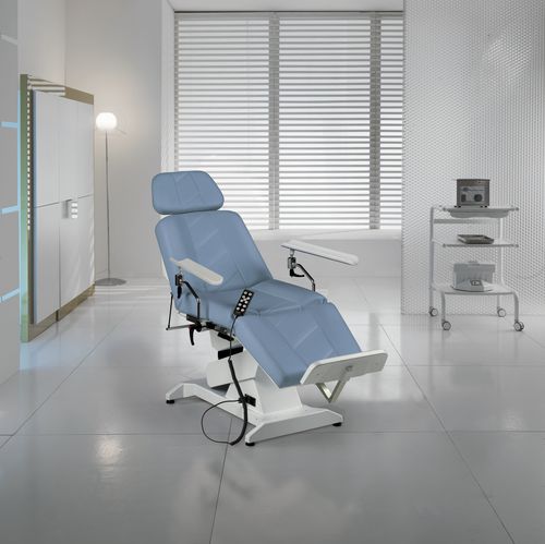 Poltrona per emodialisi elettrica - Hemo - Lemi Med - Lemi MD - a 3 sezioni / ad altezza regolabile / con rotelle