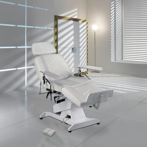 Poltrona per prelievo di sangue elettrica - Hemo - Lemi 3 - Lemi MD - a 3 sezioni / ad altezza regolabile / con rotelle