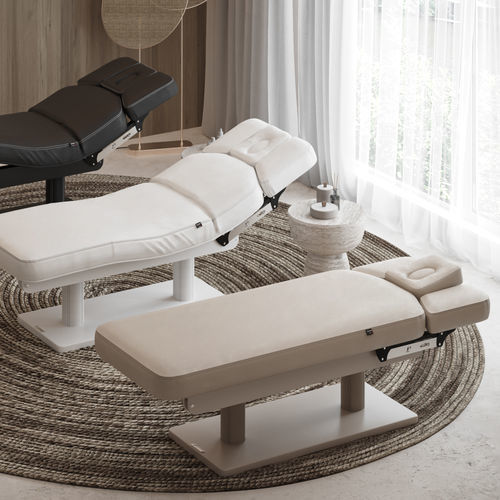 Lettino da visita per fisioterapia - Gemini Evo - Lemi MD - per cure di bellezza / elettrico / ad altezza regolabile