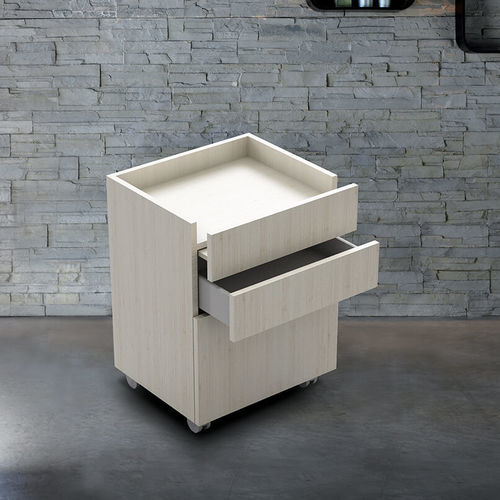 Carrello per trattamenti - T-Pedi - Lemi MD - con ripiano / con porta / con scomparti