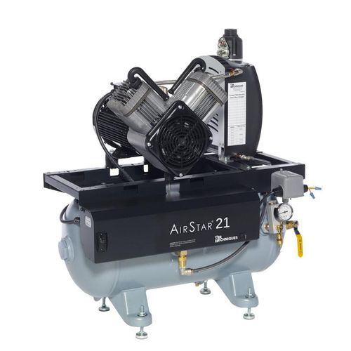 Compressore per odontoiatria - AirStar 21 - Air Techniques - medico / a membrana / 3 postazioni