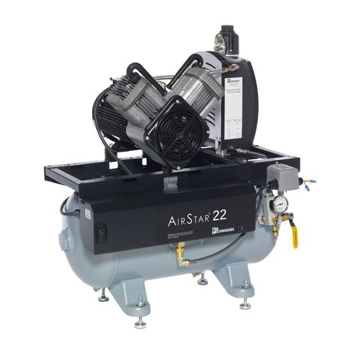 Compressore per odontoiatria - AirStar 22 - Air Techniques - medico / a membrana / 3 postazioni