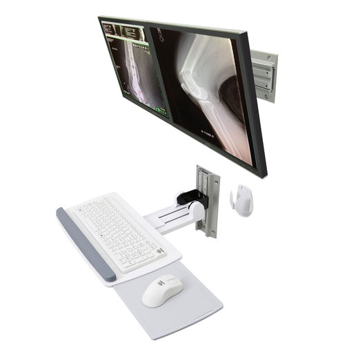 Braccio di supporto inclinabile - Neo-Flex® - Ergotron - girevole / per monitor / medico
