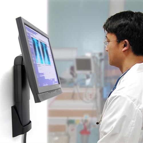 Braccio di supporto inclinabile - Neo-Flex® Lift - Ergotron - girevole / per monitor / medico