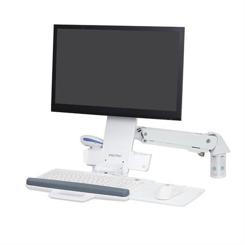 Braccio di supporto articolato - StyleView®Combo - Ergotron - ad altezza regolabile / per monitor / medico